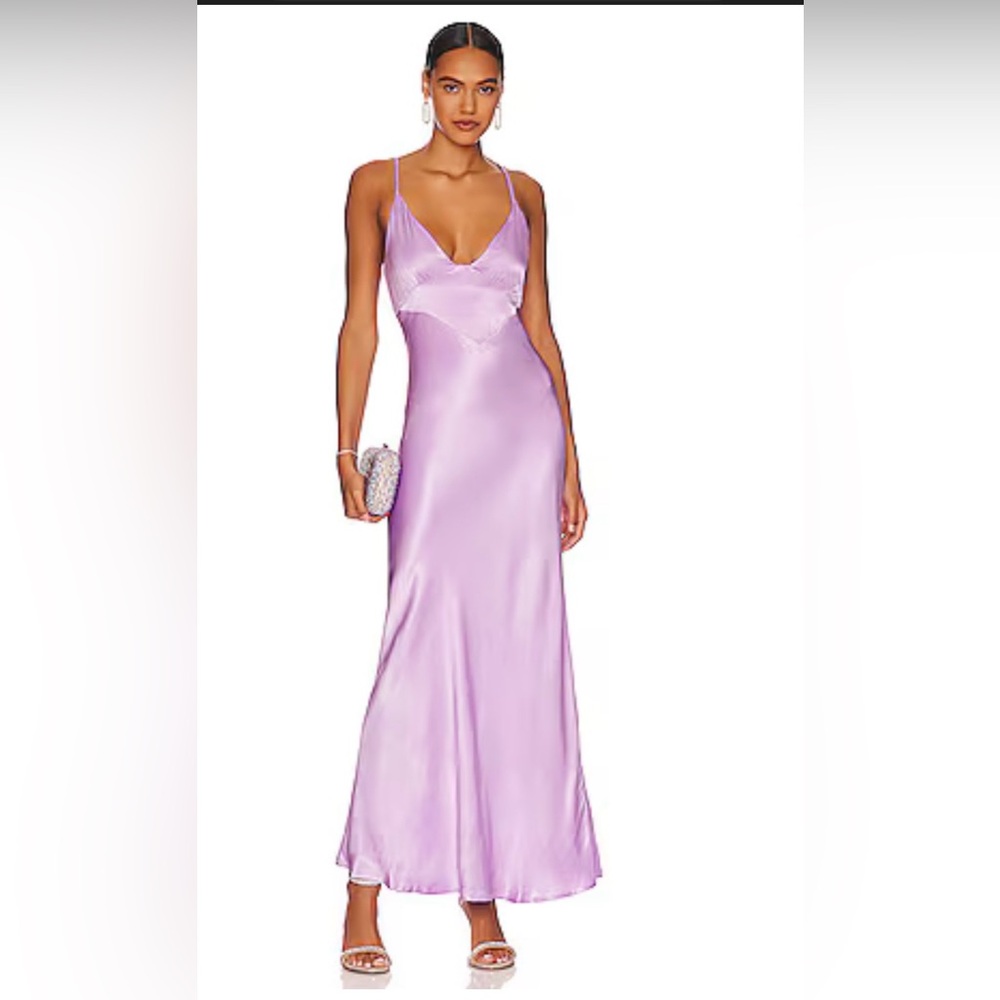 Bardot Revolve Capri  Slip Dress in Purple NWT XS